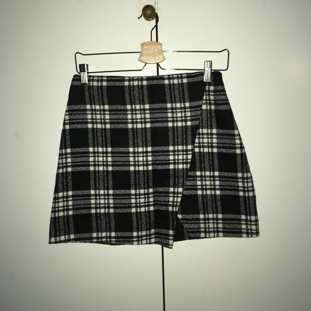 Retro plaid skirt !!